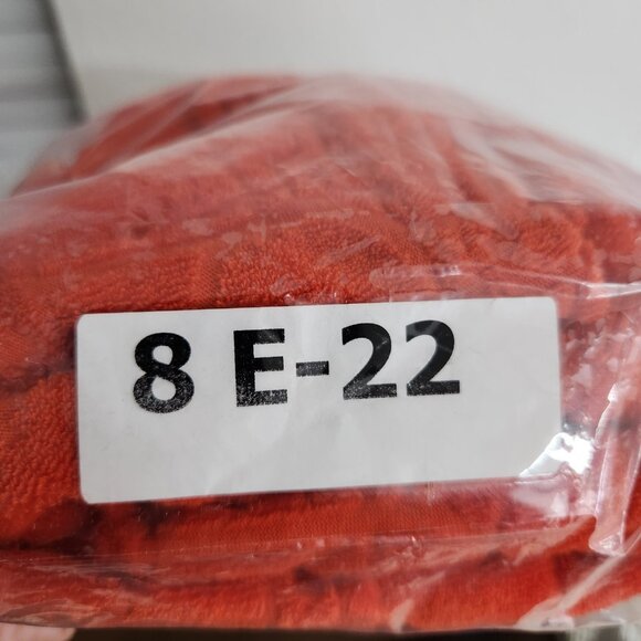 Dior Oblique Jacquard T-Shirt Womens Medium Orange Terry Crew Neck Cotton - Picture 14 of 14